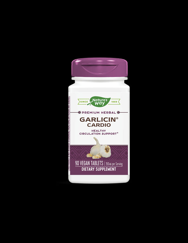 Garlicin Cardio 350 mg - 90 капсули  Nature’s Way - Nutra Best Bulgaria