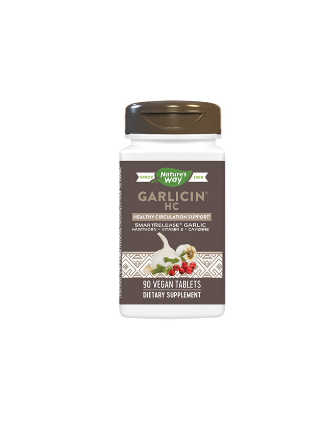 Garlicin HC 400 mg - 90 капсули  Nature’s Way - Nutra Best Bulgaria