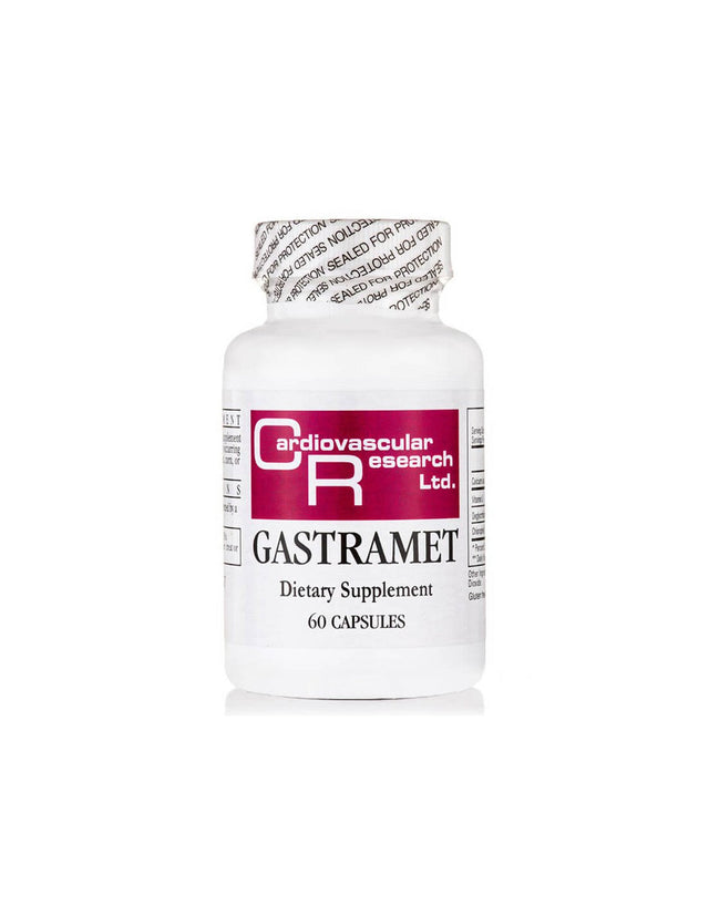 Гастрит, колит и язва - Gastramet - за защита на стомашната лигавица, 60 капсули  Ecological Formulas - Nutra Best Bulgaria