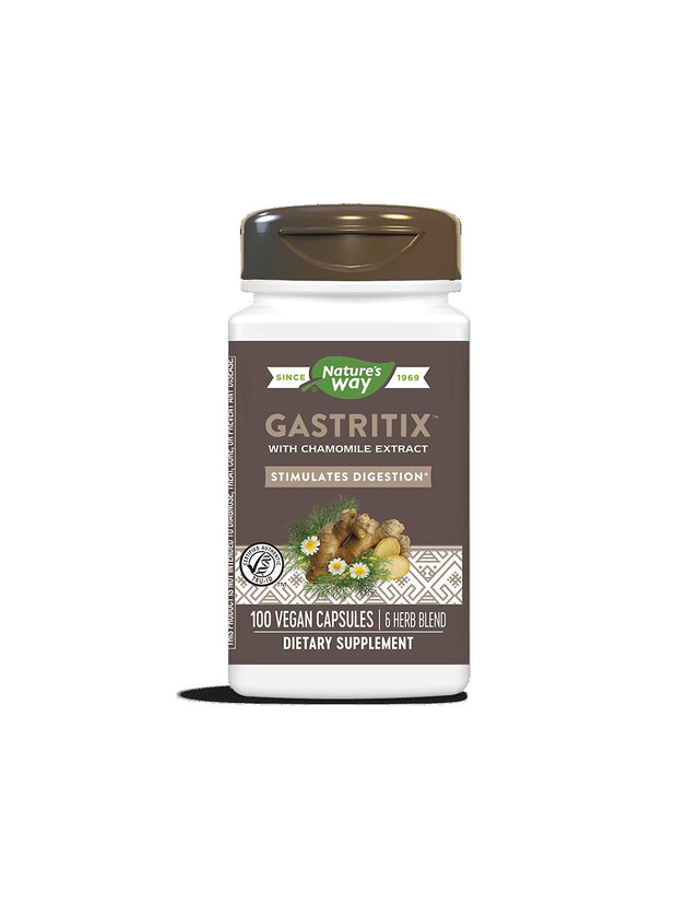 Gastritix™ - Гастритикс™ – билкова формула срещу газове и подут корем, 100 капсули Nature’s Way  Nature’s Way - Nutra Best Bulgaria