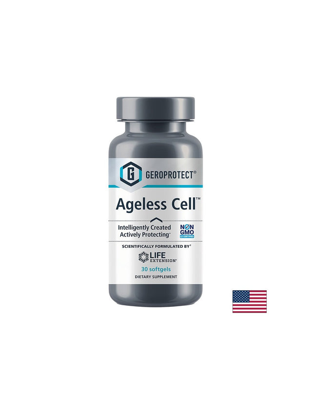 Geroprotect® Ageless Cell™/ За забавяне процесите на стареене х 30 софтгел капсули  Life Extension - Nutra Best Bulgaria