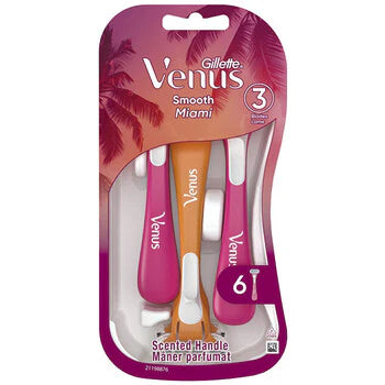 Gillette - Venus Smooth Miami (6 pcs) - Disposable razors  Gillette - Nutra Best Bulgaria