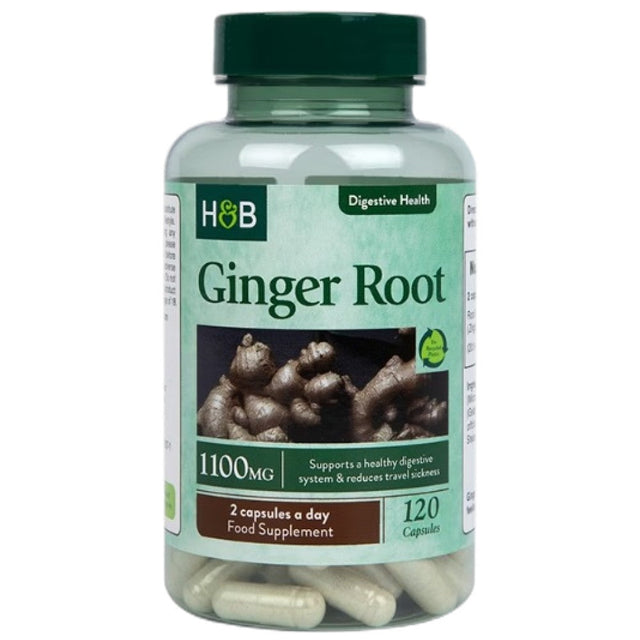 Ginger Root 1100 mg - 120 капсули  Holland And Barrett - Nutra Best Bulgaria