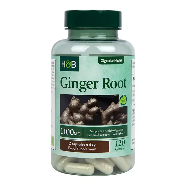 Ginger Root 1100mg - 120 капсули  Holland and Barrett - Nutra Best Bulgaria