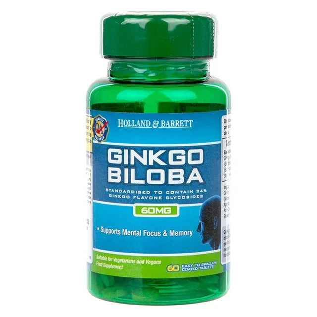 Ginkgo Biloba 60 mg - 60 Таблетки - Nutra Best