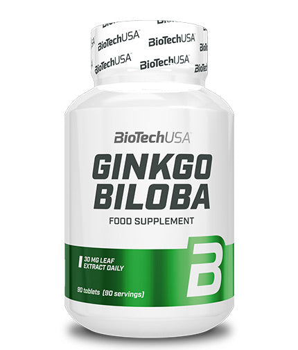 Ginkgo Biloba 90 Tabs.  BioTech USA - Nutra Best Bulgaria