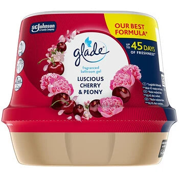 Glade - Luscious Cherry & Peony Gel - Vonný gel do koupelny -  Glade - Nutra Best Bulgaria