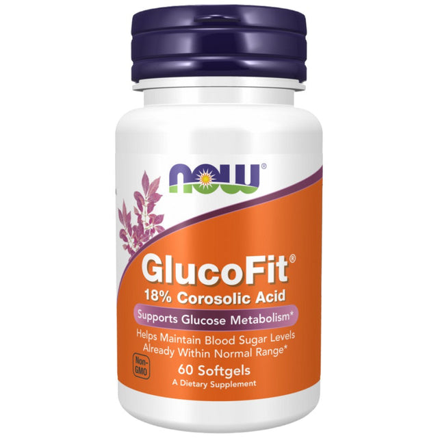 GlucoFit®  | Banaba Leaf Extract - 60 Гел капсули  NOW Foods - Nutra Best Bulgaria