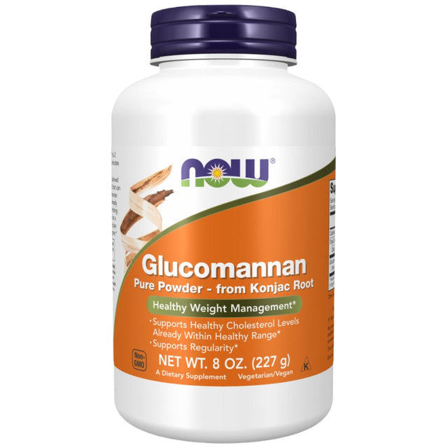 Glucomannan from Konjac Root Pure Powder - 227 грама  NOW Foods - Nutra Best Bulgaria