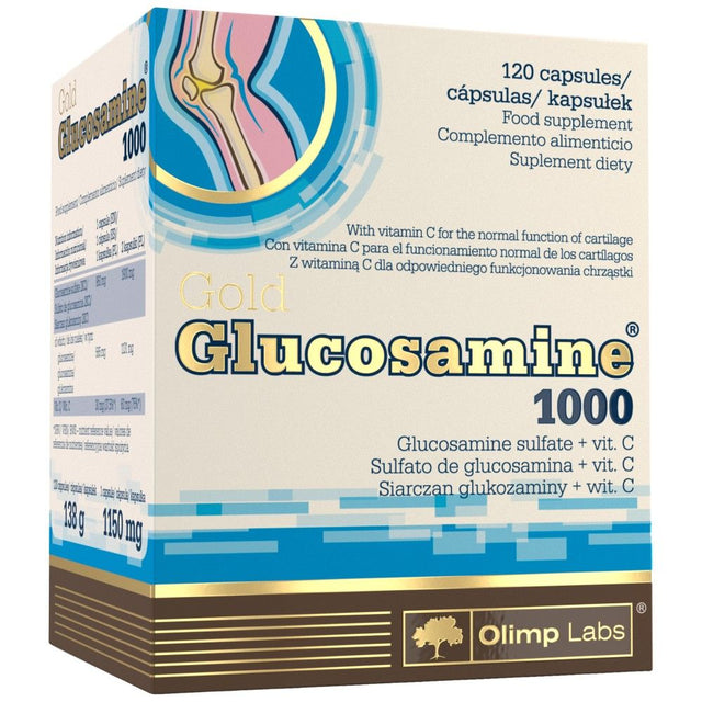Gold Glucosamine 1000 - 120 капсули - Nutra Best Bulgaria