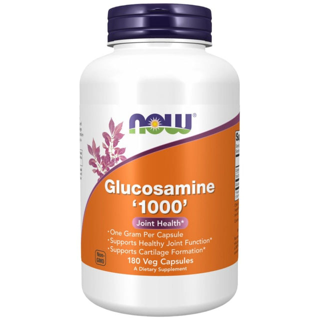 Glucosamine 1000 - 180 капсули  NOW Foods - Nutra Best Bulgaria