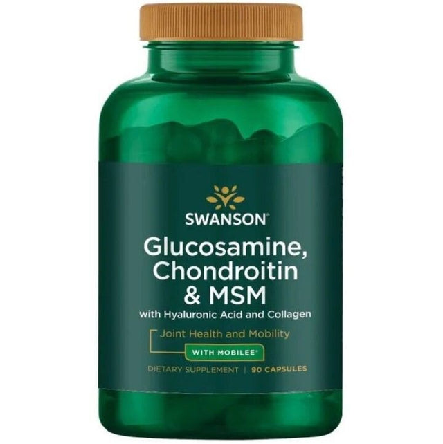 Glucosamine & Chondroitin 500/400 mg - 90 капсули  Swanson - Nutra Best Bulgaria
