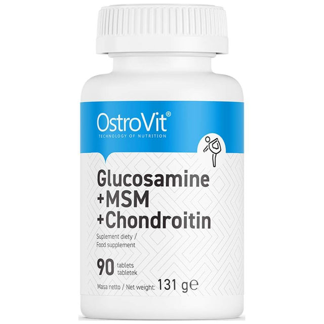 Glucosamine + MSM + Chondroitin - 90 Таблетки  OstroVit - Nutra Best Bulgaria