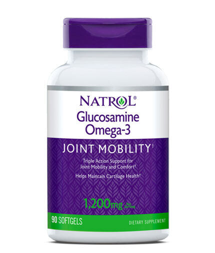 Glucosamine Omega 3 - 90 гел капсули  Natrol - Nutra Best Bulgaria