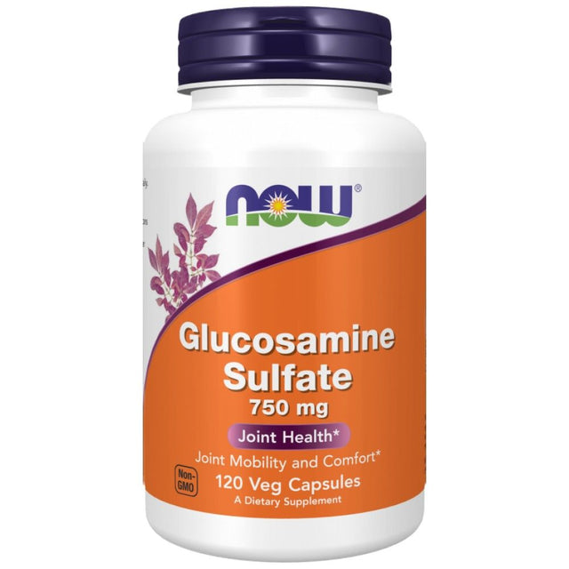 Glucosamine Sulfate 750 mg - 120 капсули  NOW Foods - Nutra Best Bulgaria
