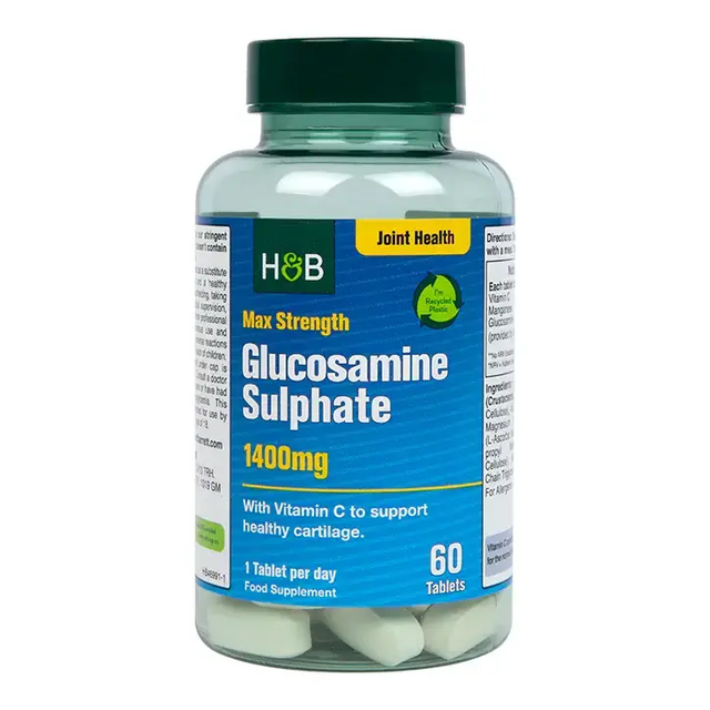 Glucosamine Sulphate 1400mg - 60 таблетки  Holland and Barrett - Nutra Best Bulgaria
