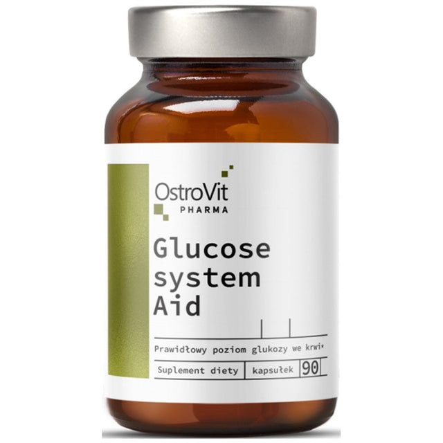 Glucose System Aid | with Berberine, Alpha Lipoic Acid, Cinnamon and Mulberry 90 капсули  OstroVit - Nutra Best Bulgaria