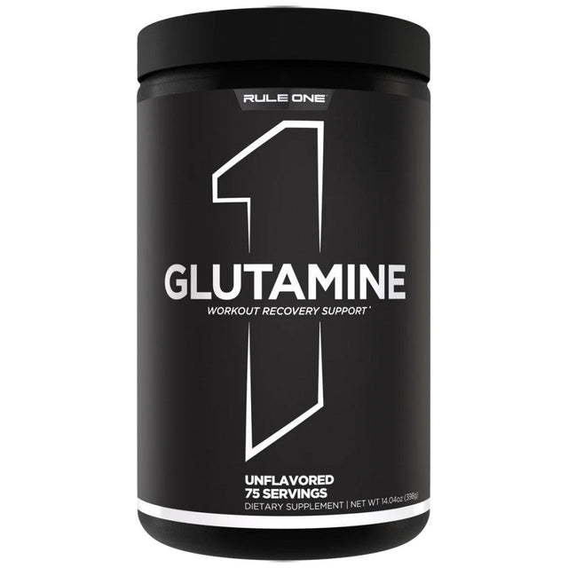 Glutamine | 100% Micronized L-Glutamine - 398 грама  Rule1 - Nutra Best Bulgaria