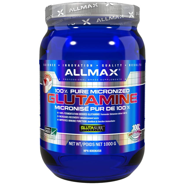 Glutamine - 1000 грама  AllMax Nutrition - Nutra Best Bulgaria