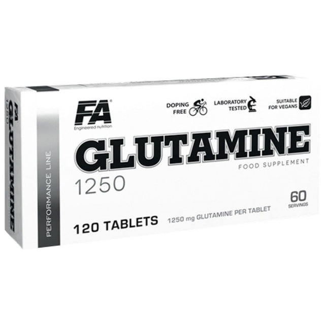 Glutamine 1250 - 120 Таблетки  FA Nutrition - Nutra Best Bulgaria