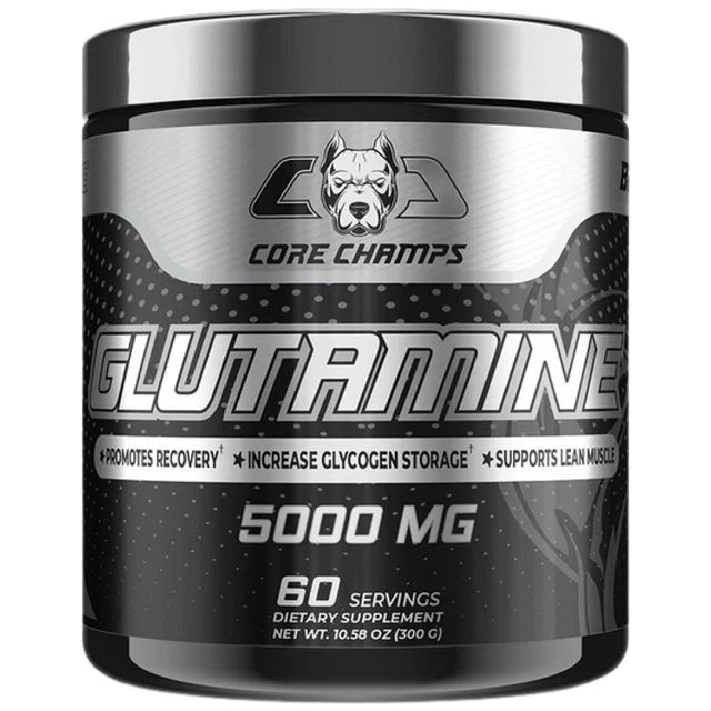Glutamine Powder - 300 грама  Core Champs by Kai Greene - Nutra Best Bulgaria