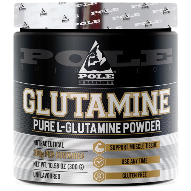 Glutamine Powder - 300 грама  Pole Nutrition - Nutra Best Bulgaria