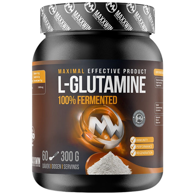 Glutamine Powder / Fermented - 300 грама  MAXXWIN - Nutra Best Bulgaria