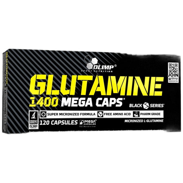 Glutamine Mega Caps 1400 - 120 капсули - Nutra Best Bulgaria