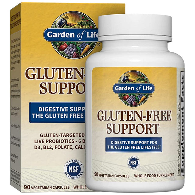 Gluten-Free Support - 90 капсули  Garden Of Life - Nutra Best Bulgaria
