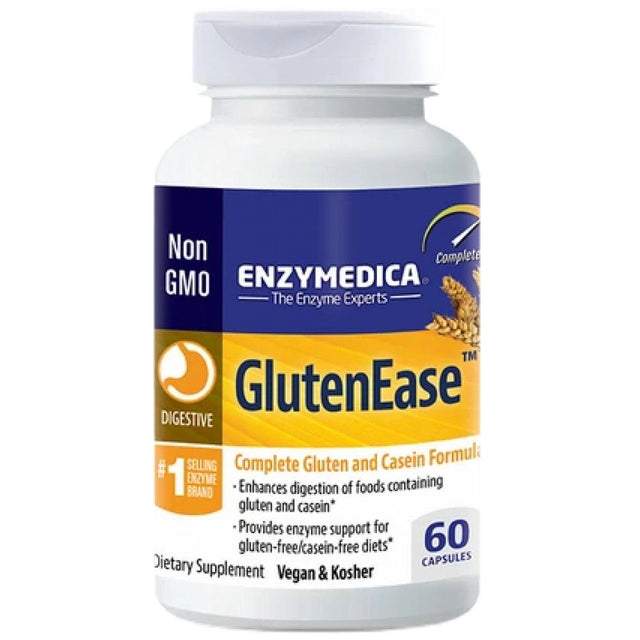 GlutenEase - 60 капсули  Enzymedica - Nutra Best Bulgaria