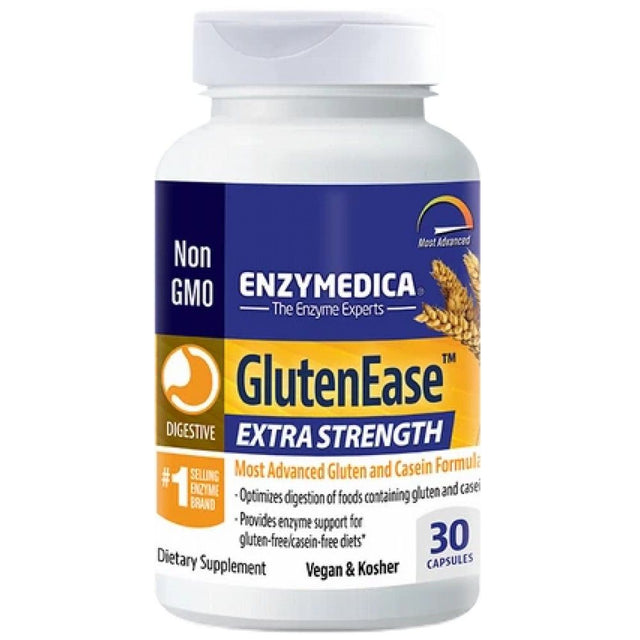 GlutenEase Extra Strength - 60 капсули  Enzymedica - Nutra Best Bulgaria