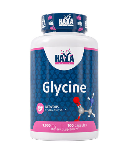 Glycine 1000 mg / 100 Caps  HAYA LABS - Nutra Best Bulgaria