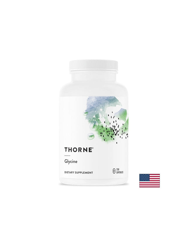 Стрес и добро настроение - Глицин (Glycine), 500 mg х 250 капсули  Thorne - Nutra Best Bulgaria