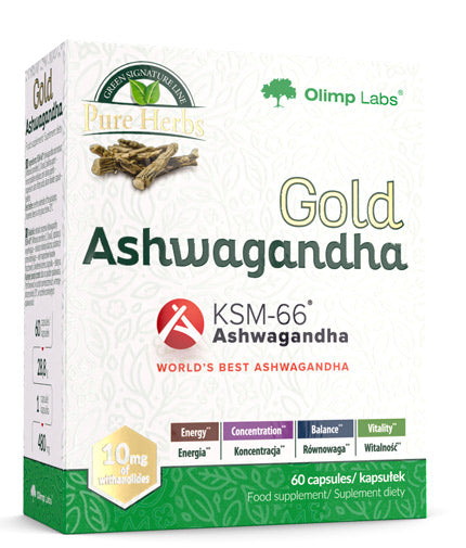 Gold Ashwagandha / 60 Caps  OLIMP - Nutra Best Bulgaria