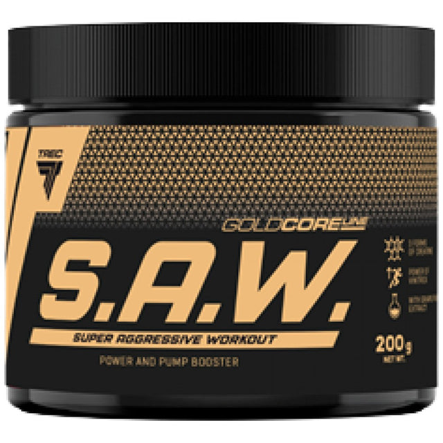 Gold Core | S.A.W. - Super Aggressive Pre-Workout 200 грама  Trec Nutrition - Nutra Best Bulgaria