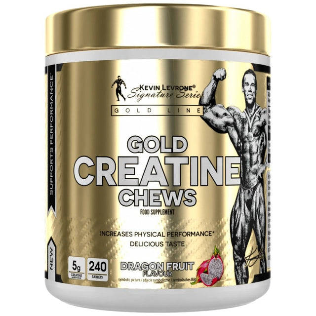 Gold Creatine Chews | Creatine Monohydrate - 240 Дъвчащи таблетки  Kevin Levrone - Nutra Best Bulgaria