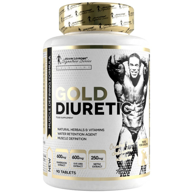 Gold Diuretic | Herbal Water Retention Agent - 90 Таблетки  Kevin Levrone - Nutra Best Bulgaria