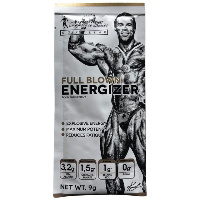 Gold Line / Full Blown Energizer Pre-Workout / Sample 9 грама  Kevin Levrone - Nutra Best Bulgaria