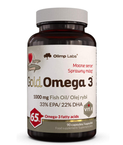 Gold Omega 3 - 65% / 90 Caps  OLIMP - Nutra Best Bulgaria