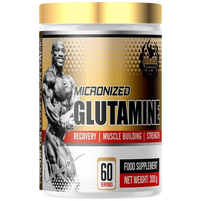 Gold Series | Micronized Glutamine with Taurine - 300 грама  Dexter Jackson Signature Series - Nutra Best Bulgaria
