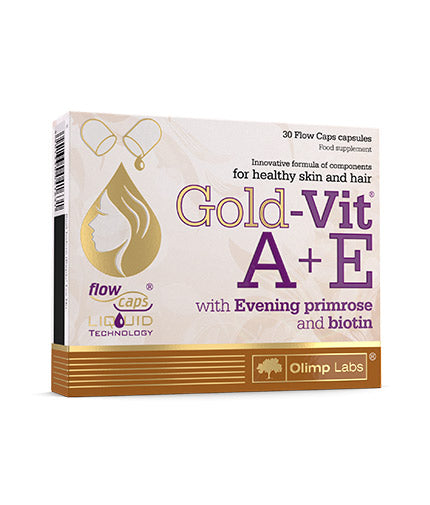 Gold-Vit A + E with Evening primrose oil and Biotin / 30 Caps  OLIMP - Nutra Best Bulgaria