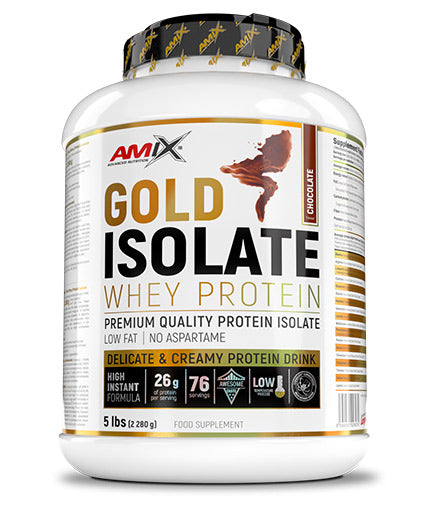 Gold Whey Protein Isolate - 2.27 kg  AMIX - Nutra Best Bulgaria