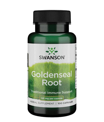 Goldenseal Root 125 mg - 100 капсули  Swanson - Nutra Best Bulgaria