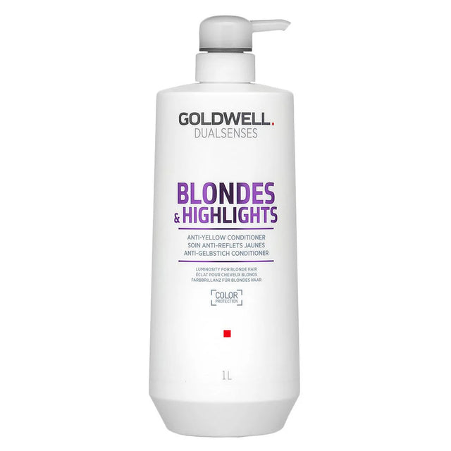 Goldwell - Dualsenses Blondes & Highlights Anti-Brassiness Conditioner - 1000ml - Feel You