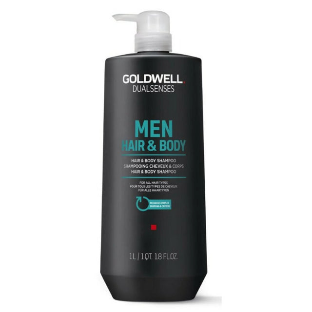 Goldwell - Men´s Dualsenses Men ( Hair & Body Shampoo) Shampoo & Shower Gel - 1000ml - Feel You