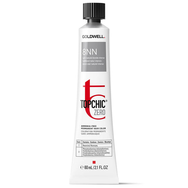 Goldwell, TopChic Zero, Ammonia Free, Permanent Hair Dye, 8NN Light Natural Blonde, 60 ml  Goldwell - Nutra Best Bulgaria