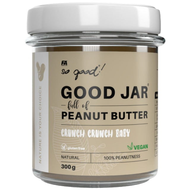 Good Jar / Full of Peanut Butter / Crunchy 300 грама  FA Nutrition - Nutra Best Bulgaria