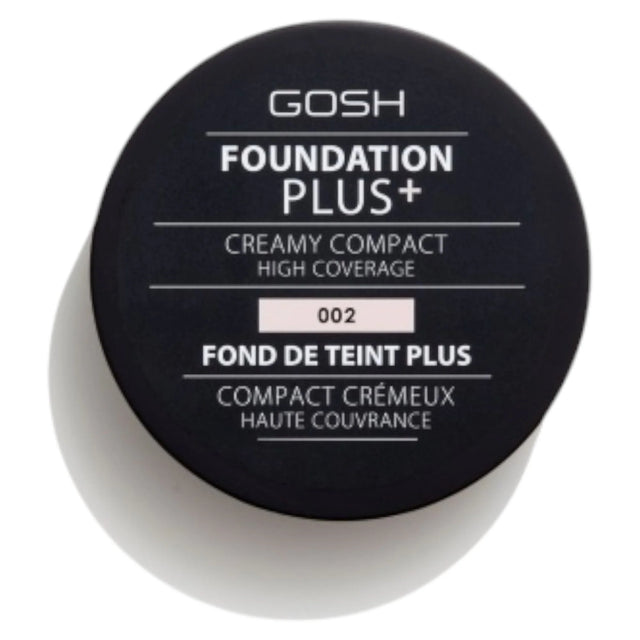 Gosh, Foundation Plus+, Full Coverage, Cream Foundation, 002, Ivory, 9 g *Tester  Gosh - Nutra Best Bulgaria