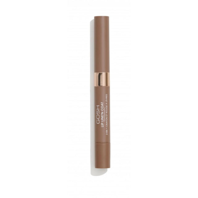 Gosh, Line'n Coat, Lip Liner & Lip Coat 2-In-1, 004, Caramel Toffee, 2 ml  Gosh - Nutra Best Bulgaria