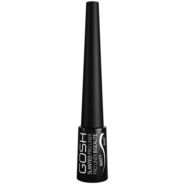 Gosh, Slanted Pro, Liquid Eyeliner, 002, Matte Black, 3 ml  Gosh - Nutra Best Bulgaria